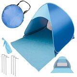 Pop up šotor za plažo z UV zaščito - moder u