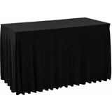 Navlake za stol rastezljive 2 kom 120 x 60 5 x 74 cm crne