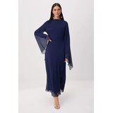 Trendyol Modest Trendyol ženska haljina Tctss26Eb00078, tamnoplava Cene