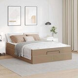  Okvir za krevet Boja cappuccina 140 x 200 cm Umjetna koža | shoptok.hr