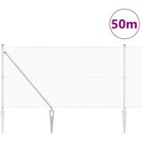  Zavarena žičana ograda s 13 bodljikavih stupova 1x50 m Galvanizirani čelik | shoptok.hr