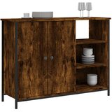  Komoda boja dimljenog hrasta 100 x 33 x 75 cm konstruirano drvo | shoptok.hr