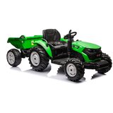 Traktor na akumulator s prikolicom HC-306 24V - zeleni | shoptok.hr