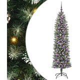  Umjetno vitko božićno drvce Zelena i bijela 180 cm | shoptok.hr