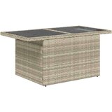 vidaXL 9-dijelni set vrtnih sofa od poliratana s jastucima svjetlosivi | shoptok.hr