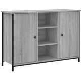  Komoda siva boja hrasta 100 x 35 x 70 cm od konstruiranog drva | shoptok.hr