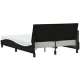 vidaXL Krevet s madracem crni 120 x 200 cm od tkanine | shoptok.hr