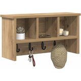  Vješalica za kapute na zidu Umjetnički hrast 50 x 16 x 26 cm | shoptok.hr