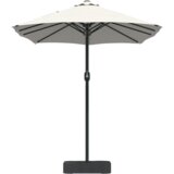 vidaXL Vrtni suncobran Pijesak 385 x 209 x 244 cm tkanina | shoptok.hr