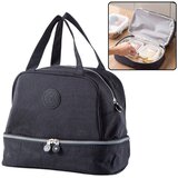  Termoizolacijska torba za doručak s podesivim remenom crna 27 cm | shoptok.hr