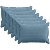  Presvlaka za jastuk 6 kom. HOUTEN Plava 40 x 60 cm Kord | shoptok.hr