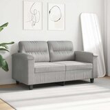  Dvosjed svjetlosivi 120 cm od mikrovlakana | Eponuda.com