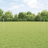 vidaXL Stupovi ograde 11 kom U-kanal 80 cm Galvanizirani čelik | shoptok.hr