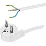 Hawa Priključni kabel [ varnostni vtič - kabel\, odprti konec] beli 2 m 1008218, (20414321) | Shoptok.si