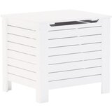 Furnova Škatla za shranjevanje s pokrovom RANA bela 60x49x54cm borovina, (21954029) | Shoptok.si