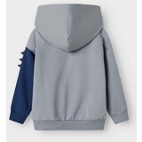 name it Majica 'NMMNASH' golobje modra / temno modra / črna / bela | Shoptok.si