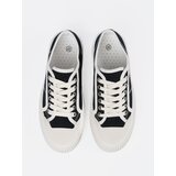 Shelvt Black lace-up sneakers with a thick sole | Shoptok.si