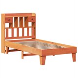  Posteljni okvir brez vzmetnice voščeno rjav 75x190 cm borovina, (21530995) | Shoptok.si