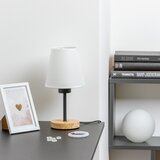  Brilagi - Stona lampa NUBILA WOOD 1xE27/25W/230V hrast/bela | Eponuda.com