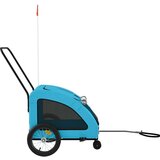vidaXL Kolesarska prikolica za hišne ljubljenčke modra | Shoptok.si