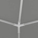 Šator za zabave Svijetlo siva 250 x 250 x 240 cm PE i čelik | shoptok.hr