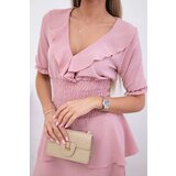 Kesi Waist dress dark powder pink | shoptok.hr