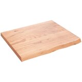 Stolna ploča svjetlosmeđa 60x50x(2-4) cm tretirana hrastovina | shoptok.hr