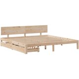 vidaXL okvir kreveta s ladicama bez madraca 200x200 cm | shoptok.hr