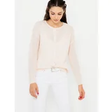 Camaieu Light Pink Lightweight Sweater - Women