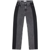 Calvin Klein Jeans Kavbojke slim HIGH RISE STRAIGHT J20J219326 Črna