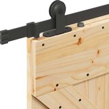 vidaXL Klizna vrata s priborom za montažu 80 x 210 cm masivna borovina | shoptok.hr