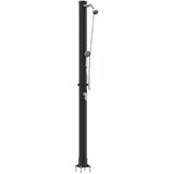  Vanjski solarni tuš 20 l PVC i aluminij Crna | shoptok.hr