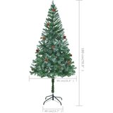  Umjetno božićno drvce sa šiškama 180 cm | Eponuda.com