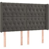  Box spring s madracem LED tamnosivi 160x200 cm baršun | shoptok.hr