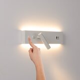  Brilagi-LED Zidno LED spot svetlo sa USB portom NOCTIS LED/3W/230V+LED/9W belo | Eponuda.com