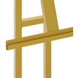  Stalci za sajmove 2 pcs Zlatno 26,5 x 26,5 x 150 cm Čelik | shoptok.hr