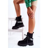 Boto Suede High Boots With Warming Black Danity | Shoptok.si