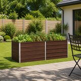  Povišeni vrtni krevet Crna 160 x 80 x 55 cm | shoptok.hr