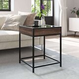  Stolić s beskonačnim LED svjetlima boja hrasta 40 x 40 x 51 cm | shoptok.hr
