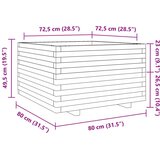  Vrtno cvetlično korito 80x80x49,5 cm trden les douglas | Shoptok.si