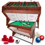 Multifunkcijska miza SMART – 3v1: nogomet, zračni hokej, biljard, 126 × 82,5 × 84 cm, (5000093389)