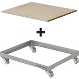 Wagner Transportna plošča BOTTLE BUTLER, MM 1184, DxŠ 400 x 300 mm, nosilnost 100 kg | Shoptok.si