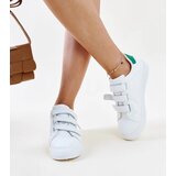 Gemre White and green velcro sneakers Samala | shoptok.hr