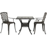  3-dijelni bistro set brončani od lijevanog aluminija | shoptok.hr