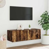 Zidni TV ormarić s LED svjetlima boja hrasta 100 x 35 x 31 cm | Eponuda.ba