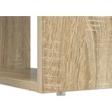 vidaXL miza s shranjevanjem sonomski hrast 113x54x120 cm vezan les | Shoptok.si