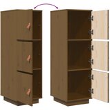  Visoka komoda boja meda 34 x 40 x 108,5 cm od masivne borovine | shoptok.hr