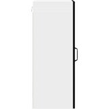  Ormar za Zid Lucca 2 pcs Crna 30 x 31 x 80 cm Konstruirano drvo | shoptok.hr