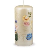 Unipar Bež sveča Flower Paradise, čas gorenja 73 h Cene