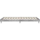  Kreveta boja betona 75x190 cm od konstruiranog drva | shoptok.hr